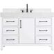 Nathan 48 X 34 inch White Bathroom Vanity Cabinet in Included