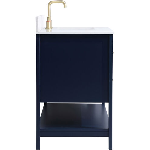 Aubrey 48 X 22 X 34 inch Blue Vanity Sink Set