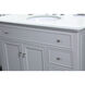 Otto 42 X 21 X 35 inch Grey Vanity Sink Set