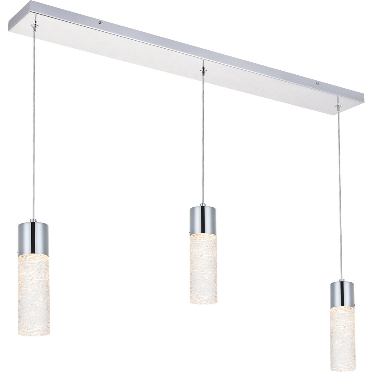 Constellation LED 36 inch Chrome Pendant Ceiling Light