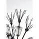 Vera 4 Light 14 inch Black Wall Sconce Wall Light, can be Flush Mounted