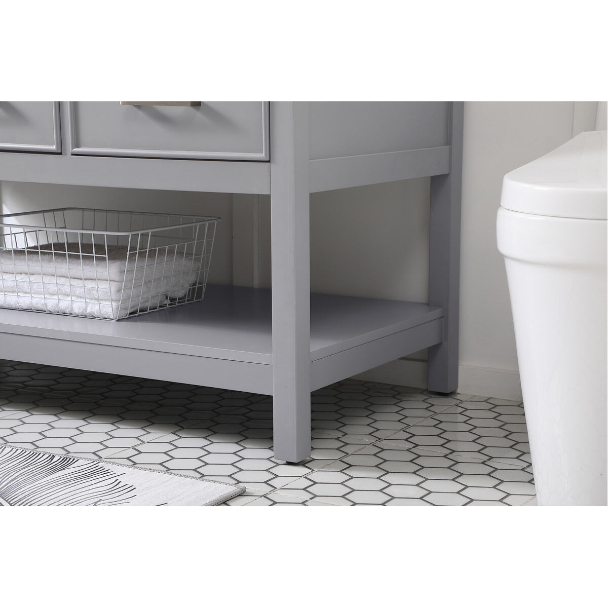 Sinclaire 48 X 22 X 34 inch Gray Vanity Sink Set