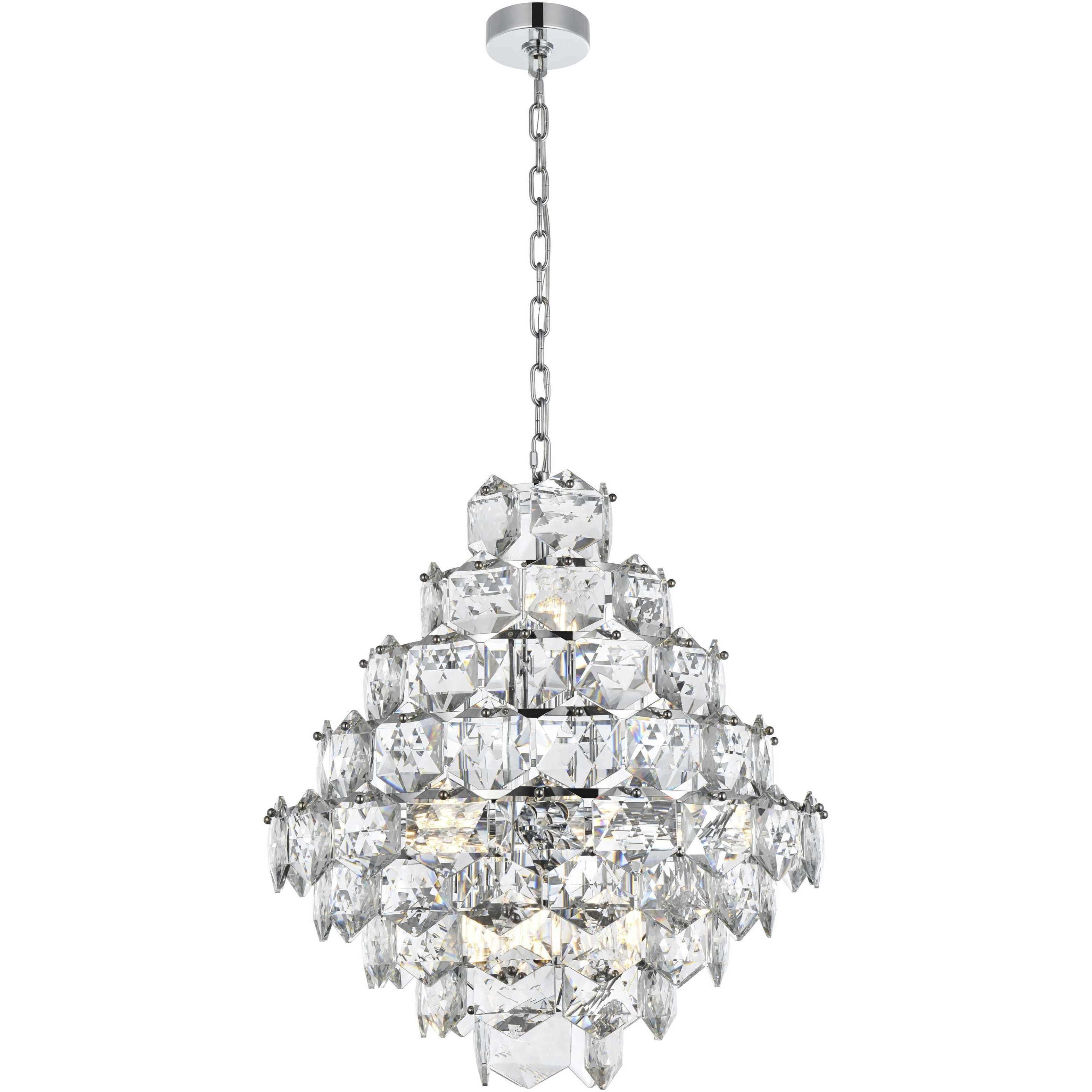 Adaline 15 Light 24 inch Chrome Chandelier Ceiling Light
