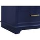 Knox 30 X 34 inch Blue Bathroom Vanity Cabinet