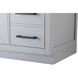 Alden 54 X 35 inch Grey Bathroom Vanity Cabinet