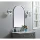 Ayra 36 X 24 inch Silver Mirror