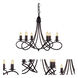Lyndon 6 Light 24 inch Dark Bronze Pendant Ceiling Light, Urban Classic