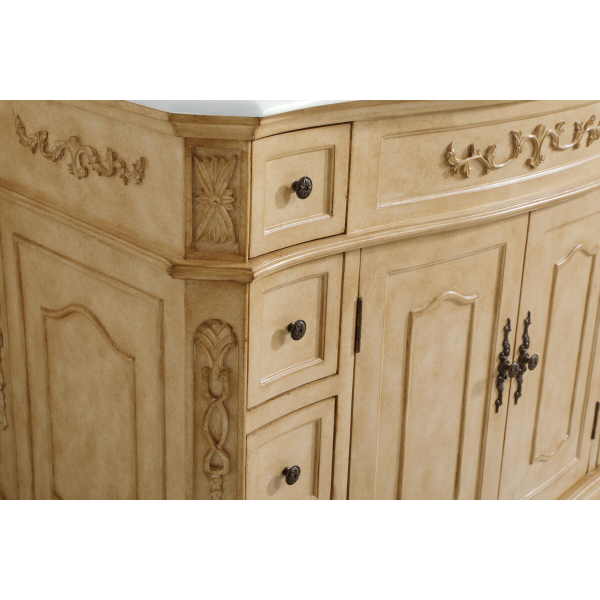 Danville 42 X 21 X 36 inch Antique Beige Vanity Sink Set