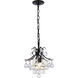 Toureg 3 Light 12 inch Black and Clear Pendant Ceiling Light
