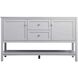 Heath 60 X 21.5 X 35 inch Grey Vanity Sink Set