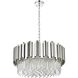 Willow 8 Light 24 inch Chrome Chandelier Ceiling Light
