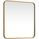Evermore 24 X 24 inch Brass Vanity Mirror