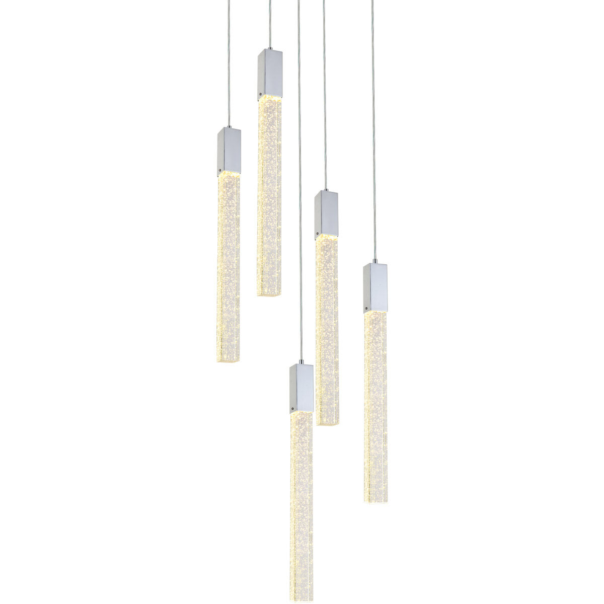 Weston 5 Light 16 inch Chrome Pendant Ceiling Light