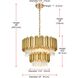 Willow 8 Light 24 inch Satin Gold Chandelier Ceiling Light