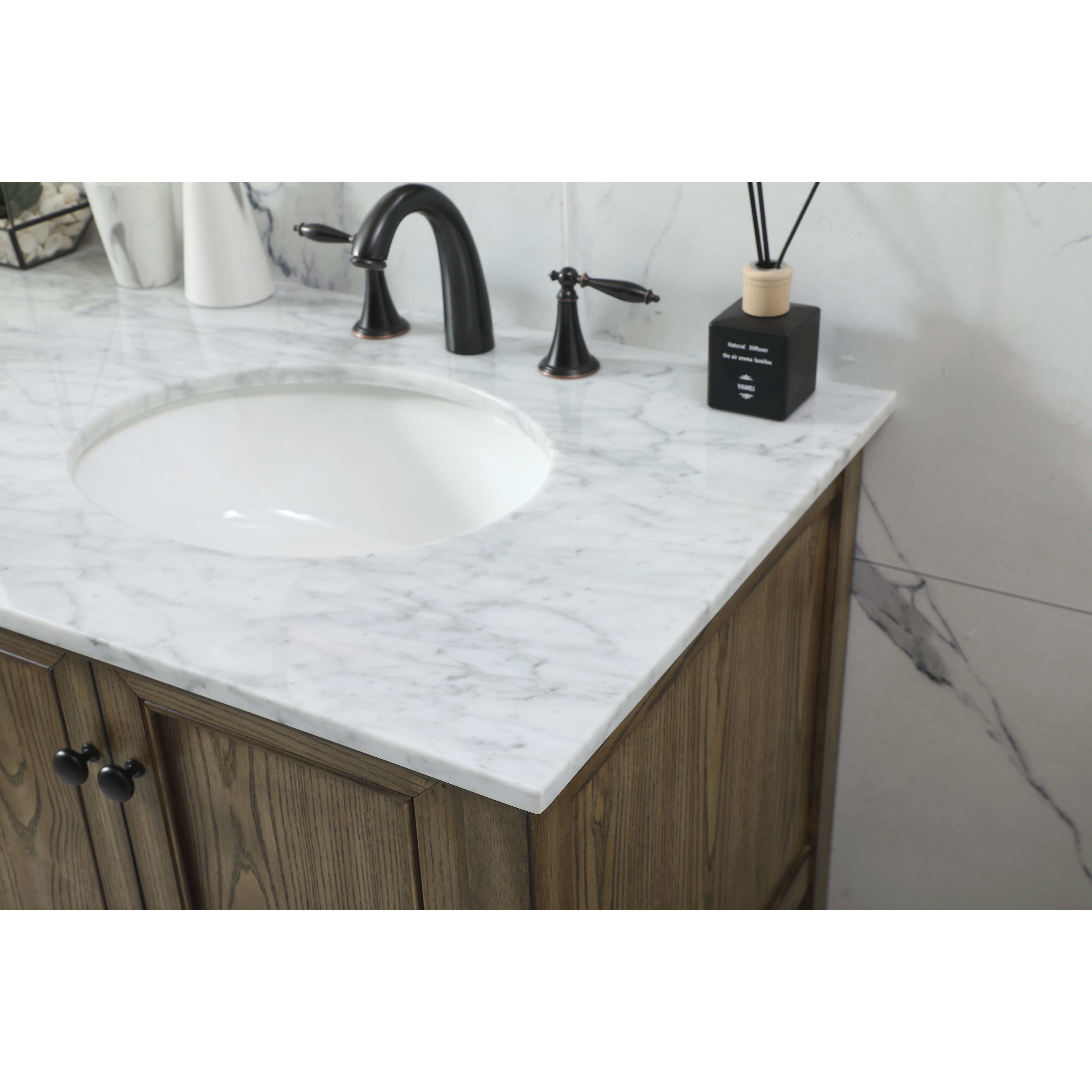 Metropolis 72 X 22 X 34 inch Driftwood Vanity Sink Set