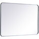 Evermore 40 X 27 inch Silver Mirror