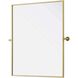 Amoura 36 X 30 inch Brass Mirror