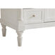 Lexington 48 X 21.5 X 35 inch Antique White Vanity Sink Set