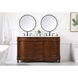 Windsor 60 X 22 X 36 inch Teak Vanity Sink Set