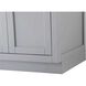 Alden 72 X 35 inch Grey Bathroom Vanity Cabinet