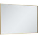 Monet 48 X 30 inch Brass Wall Mirror