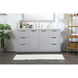 Blake 60 X 22 X 34 inch Grey Vanity Sink Set