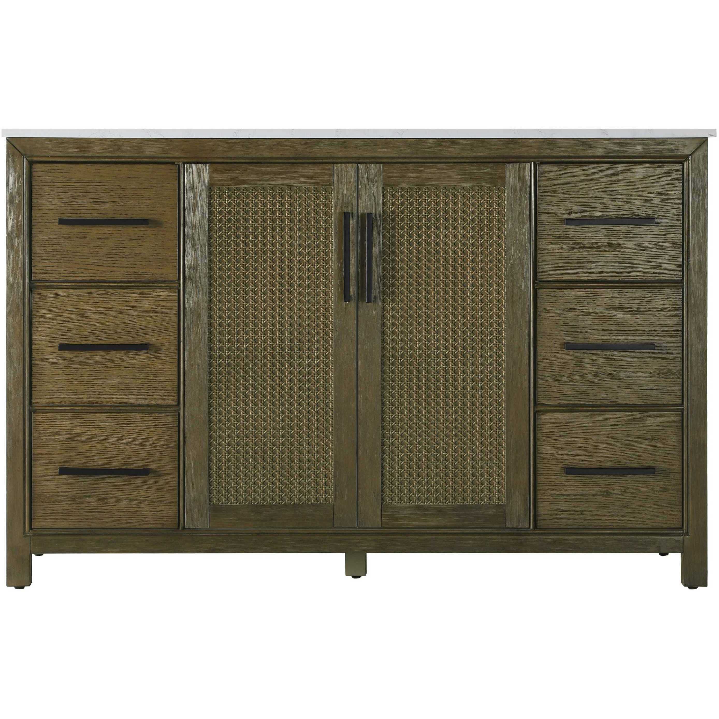 Alina 54 X 34 inch Hazel Oak Bathroom Vanity Cabinet