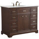 Americana 84 X 22 X 70 inch Teak Vanity Sink Set