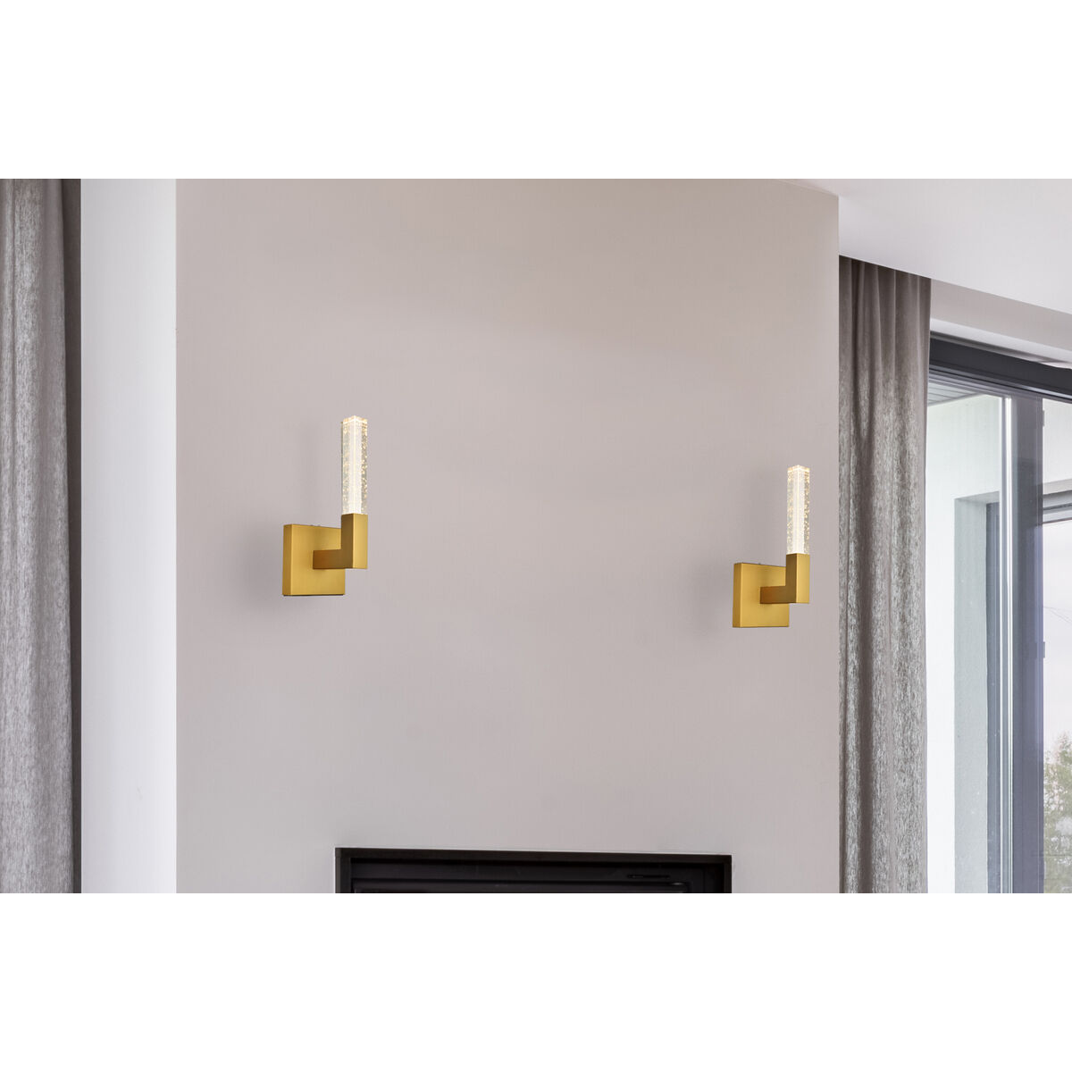 Noemi 1 Light 6 inch Satin Gold Wall Sconce Wall Light