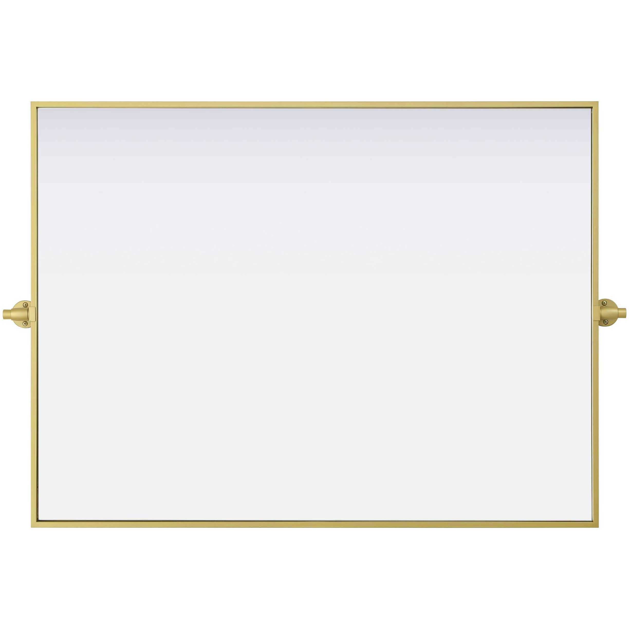 Amoura 40 X 30 inch Brass Mirror