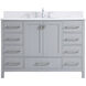 Irene 48 X 22 X 34 inch Gray Vanity Sink Set