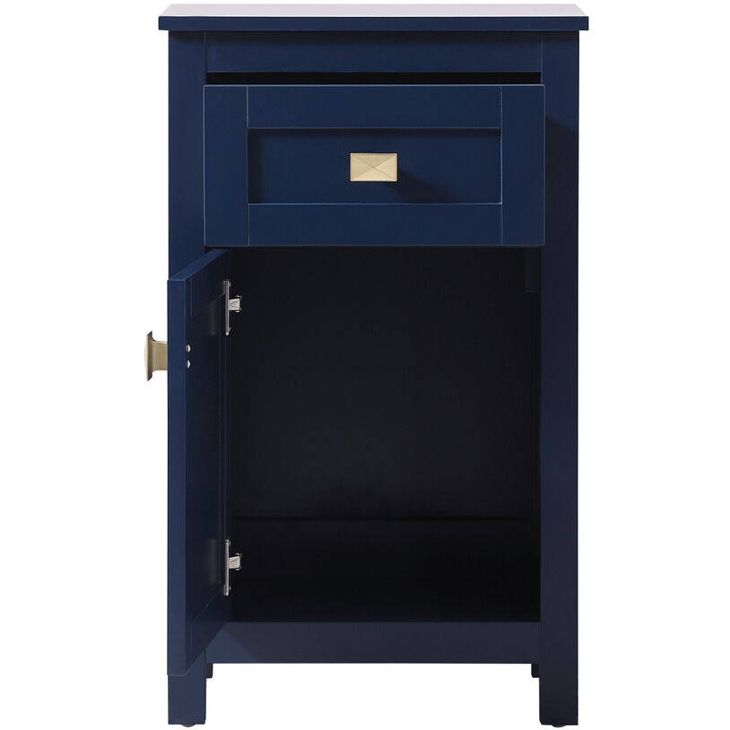 Adian Blue Bathroom Storage Cabinet