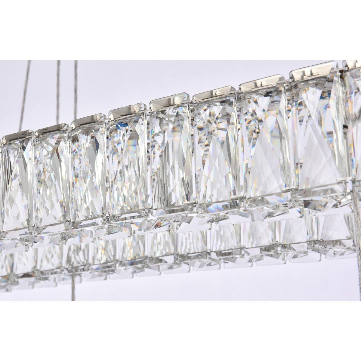 Monroe 3 Light 50 inch Chrome Pendant Ceiling Light