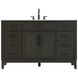 Virginia 54 X 35 inch Mocha Brown Bathroom Vanity Cabinet