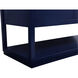 Larkin 60 X 22 X 34 inch Blue Vanity Sink Set in 1