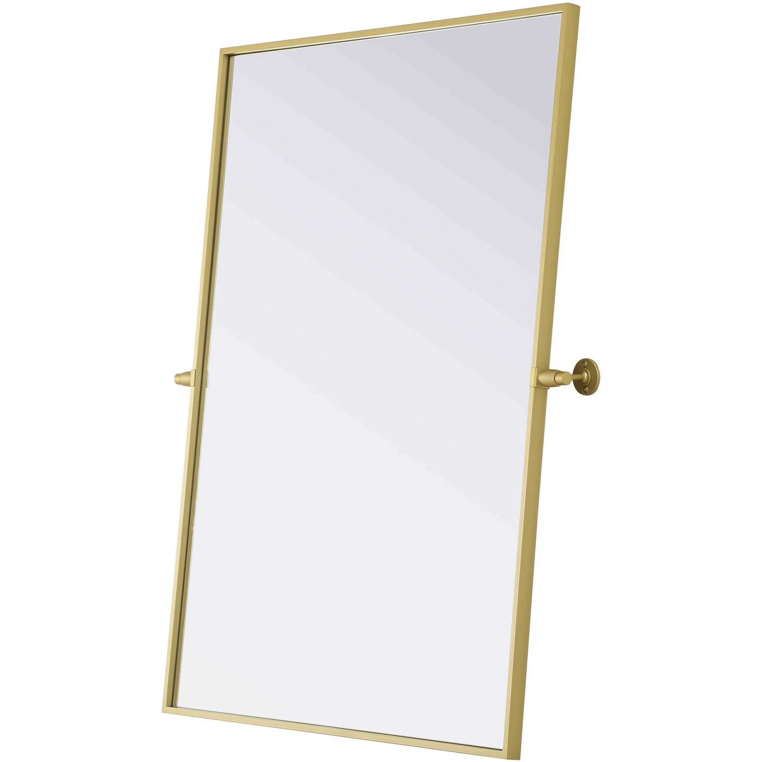 Amoura 40 X 30 inch Brass Mirror