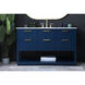Larkin 54 X 22 X 34 inch Blue Vanity Sink Set