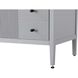 Blakely 42 X 34 inch Grey Bathroom Vanity Cabinet