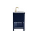 Clement 60 X 22 X 34 inch Blue Bathroom Vanity Cabinet