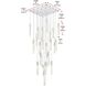 Aurora 25 Light 36 inch Chrome Chandelier Ceiling Light