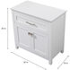 Adian White Bathroom Storage Cabinet