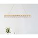 Valetta 1 Light 42 inch Gold Linear Pendant Ceiling Light