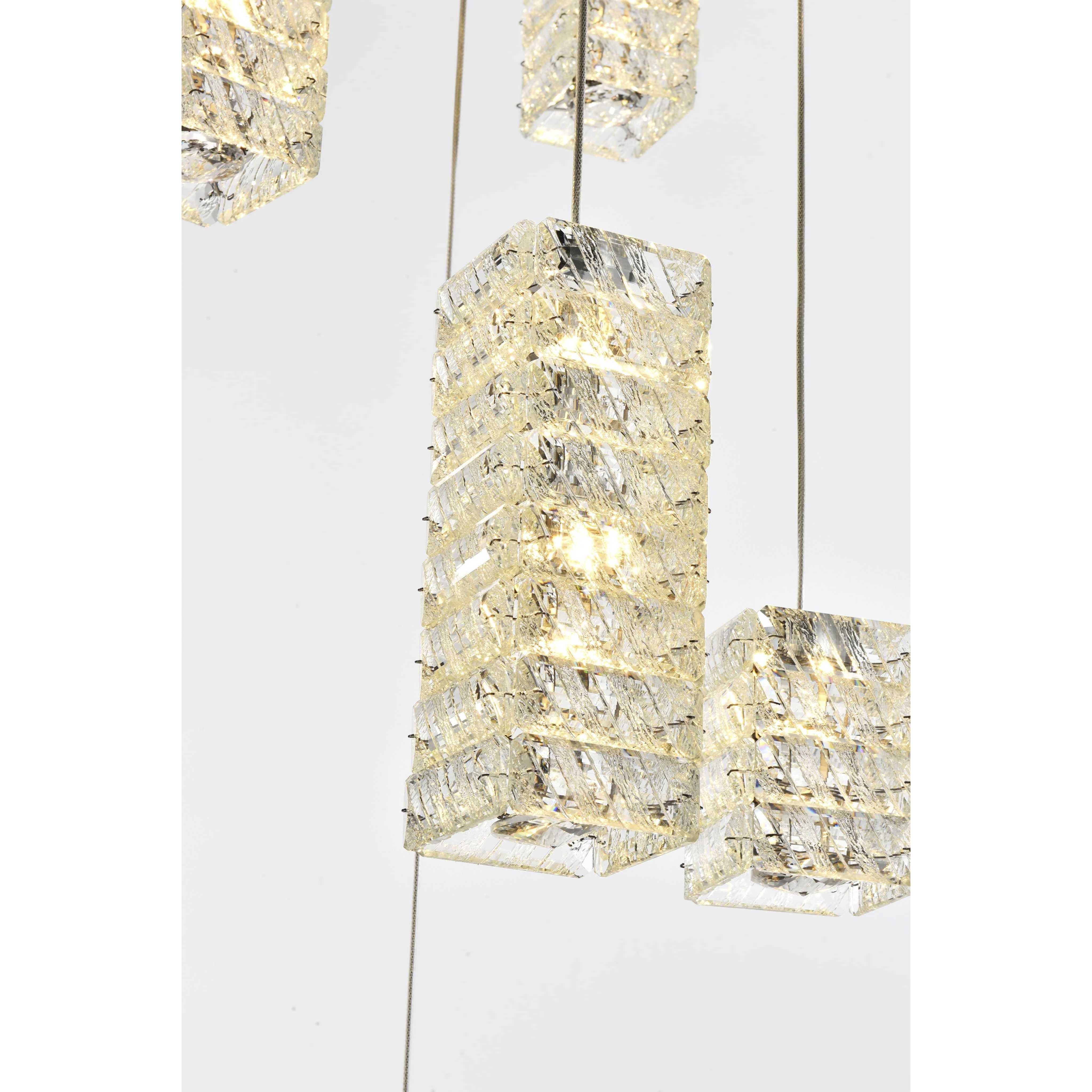 Aston 16 Light 32 inch Chrome Pendant Ceiling Light