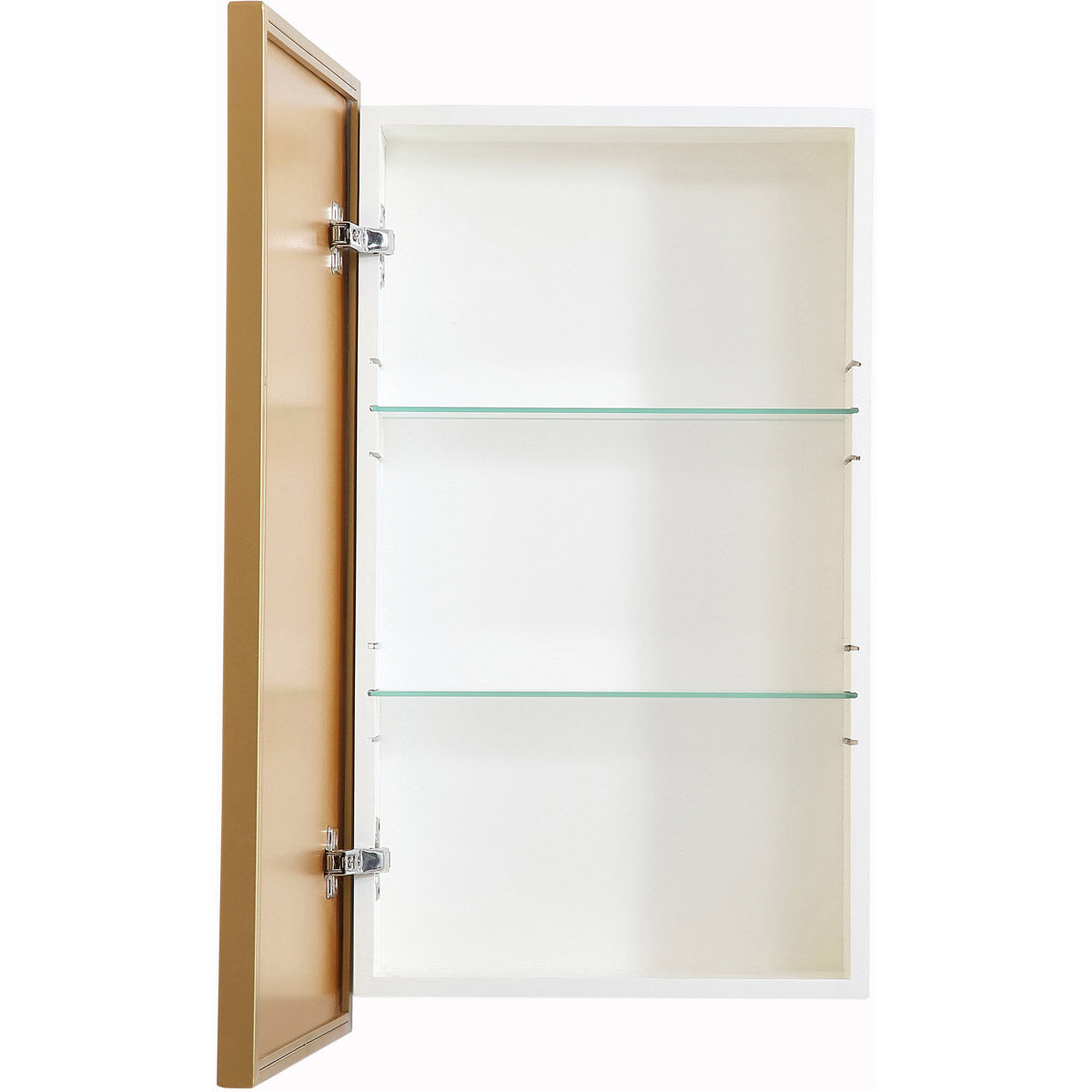 Wyn 28 X 17 inch Brass Medicine Cabinet 