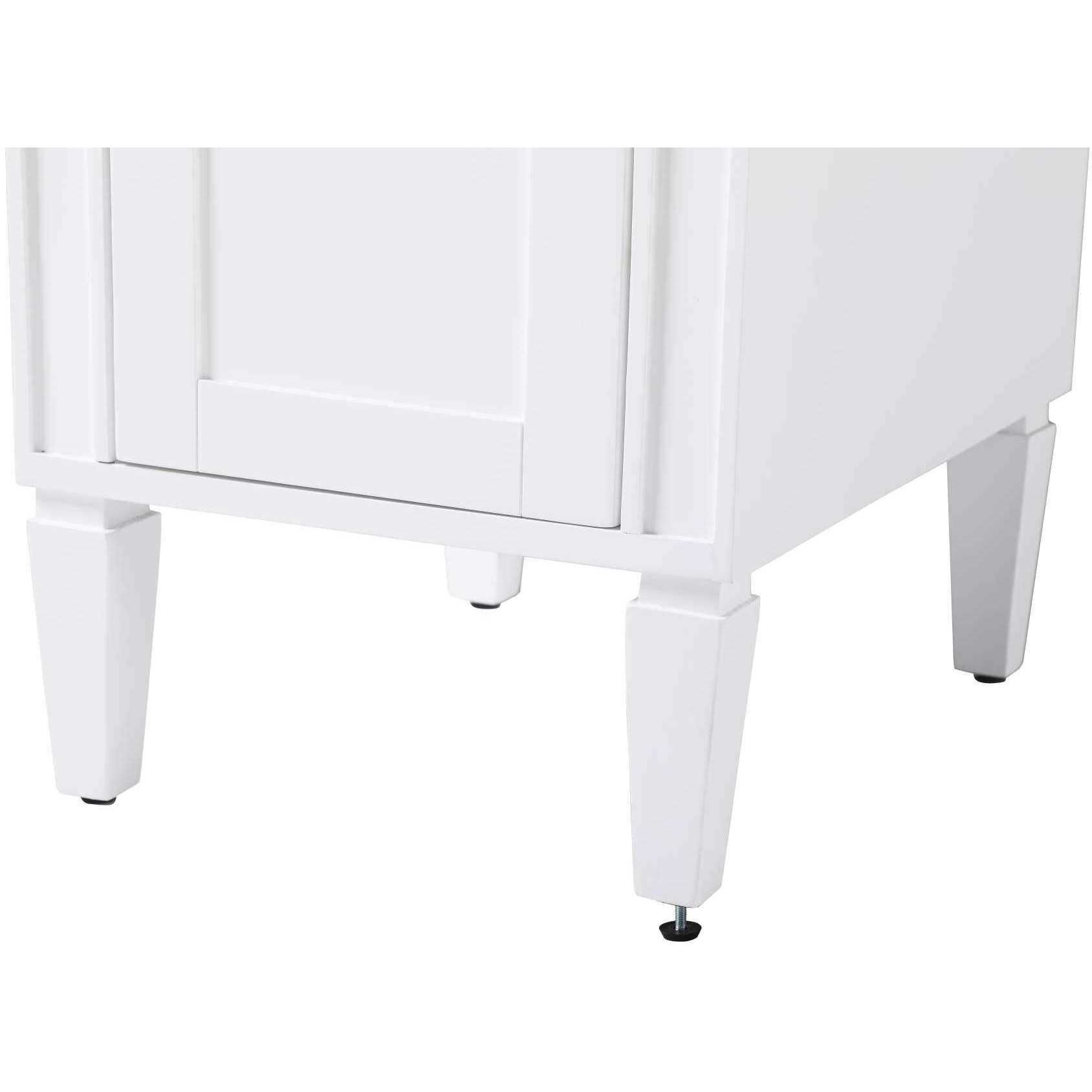 Park Avenue White Bathroom Storage Cabinet