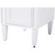 Park Avenue White Bathroom Storage Cabinet
