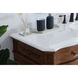 Danville 60 X 21 X 36 inch Teak Vanity Sink Set