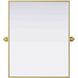 Amoura 30 X 24 inch Brass Mirror