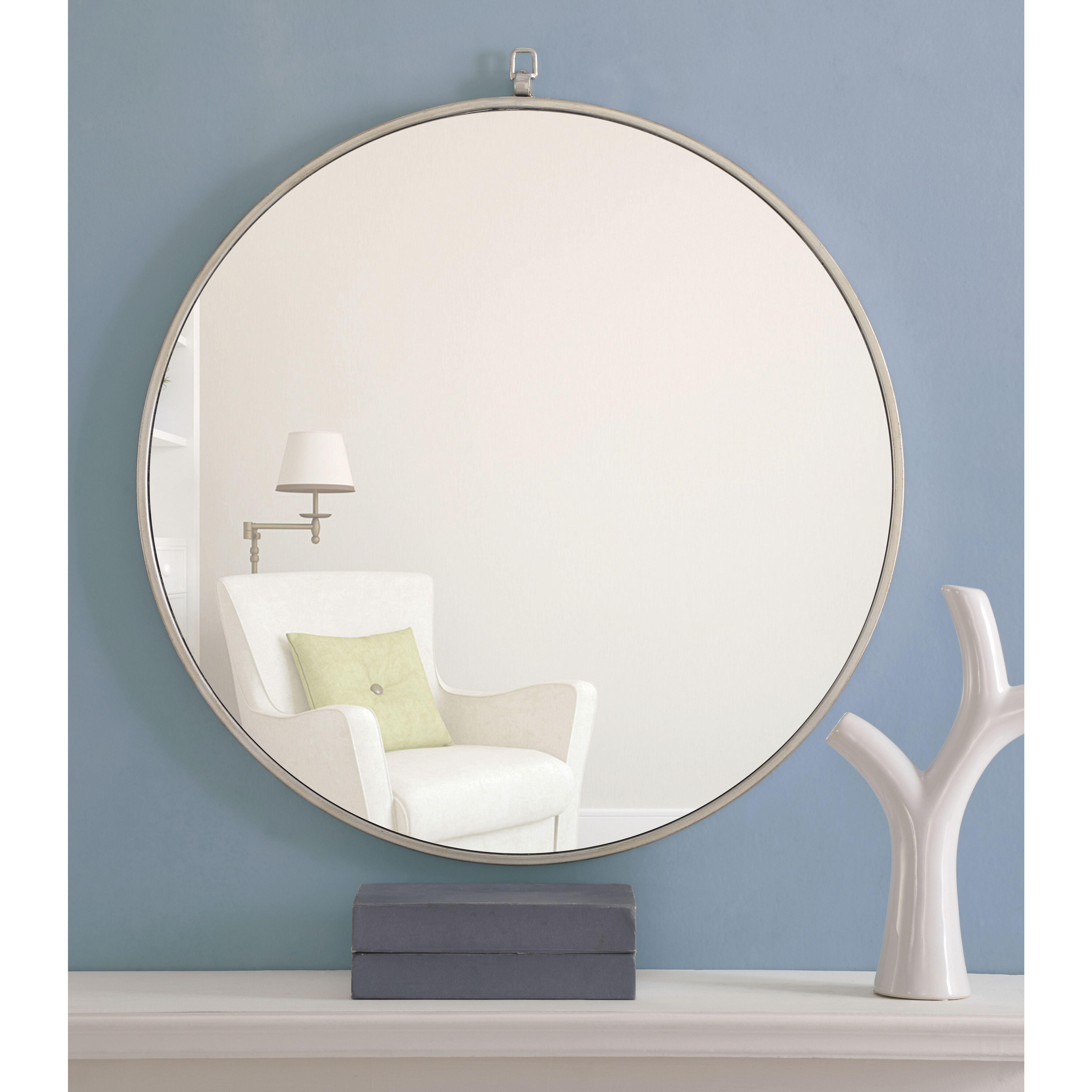 Eternity 28 X 28 inch Silver Wall Mirror