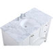 Metropolis 42 X 22 X 33.75 inch White Vanity Sink Set